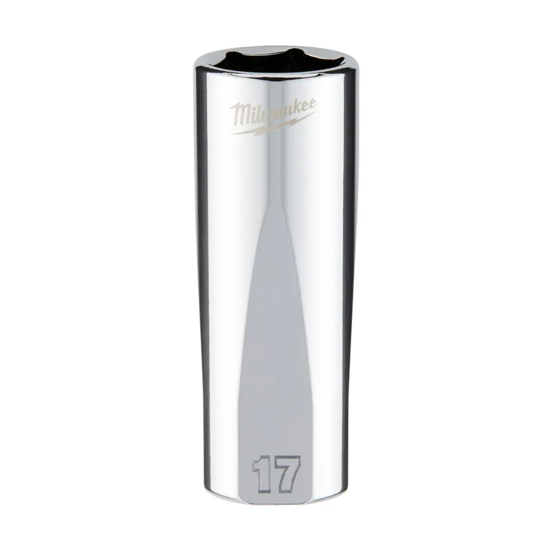 Steckschlüssel 3/8" - Sechskant 17 CHROME™ verlängert Milwaukee /4932478361/ Nejlepší Cena