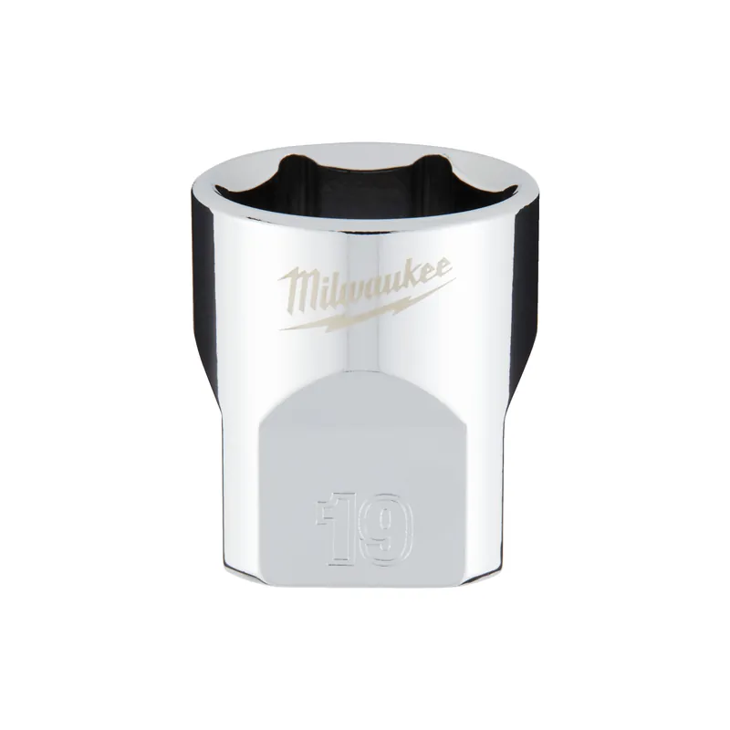 Steckschlüssel 3/8" - Sechskant 19 CHROME™ Milwaukee /4932478349/ Nakupujte Hned