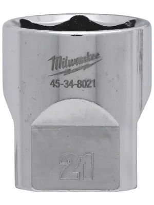 Autentický Steckschlüssel 3/8" - Sechskant 21 CHROME™ Milwaukee /4932479997/