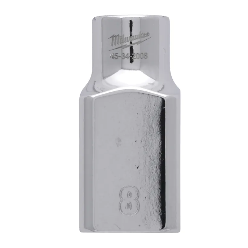 Originální Steckschlüssel 1/2" - Sechskant 8 CHROME™ Milwaukee /4932480006/