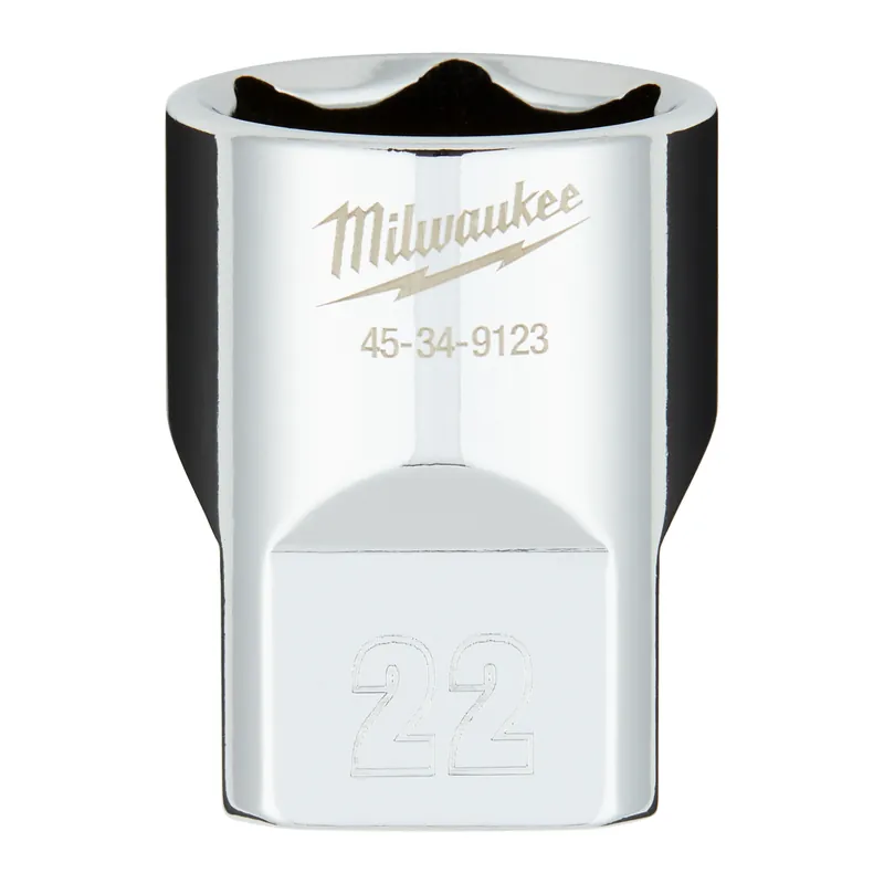 Steckschlüssel 1/2" - Sechskant 22 CHROME™ Milwaukee /4932480020/ Akce