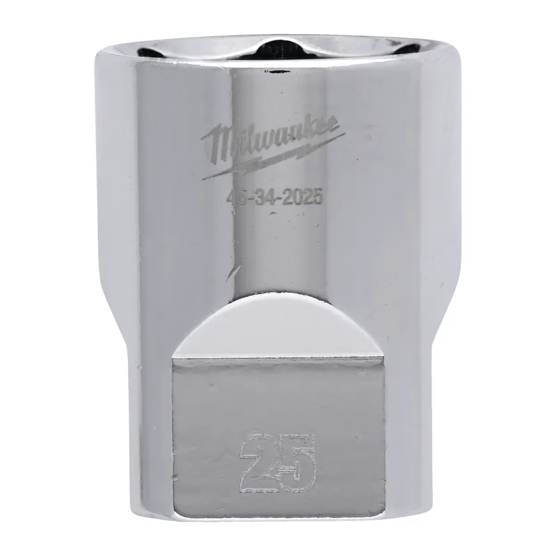 Cenový Hit Steckschlüssel 1/2" - Sechskant 25 CHROME™ Milwaukee /4932480023/
