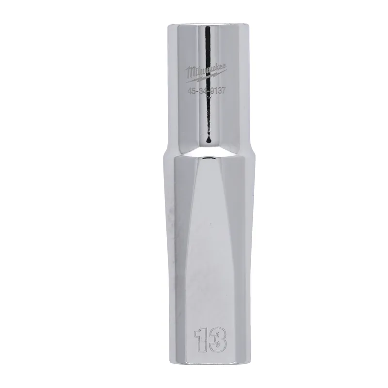 Steckschlüssel 1/2" - Sechskant 13 CHROME™ verlängert Milwaukee /4932480033/ Must-Have