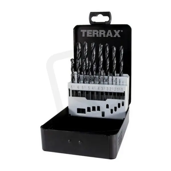 Sada vrtáků do kovu HSS-R 19dílů Terrax RUKO RUA205210 Nízká Cena