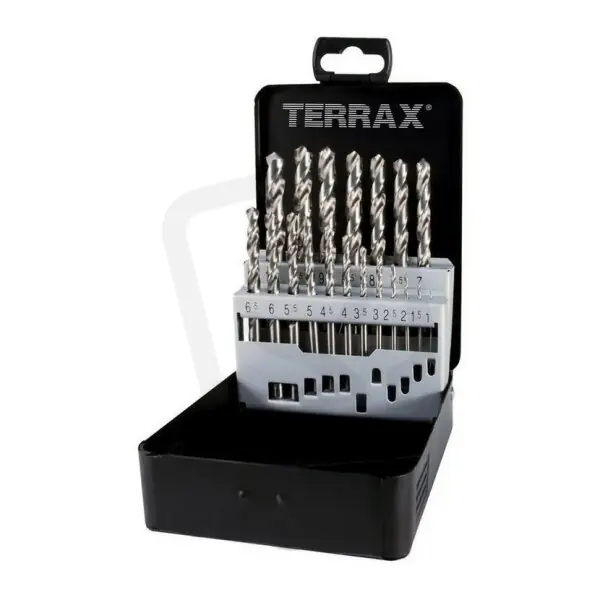 Autentický Sada vrtáků do kovu HSS-G 19dílů Terrax RUKO RUA214214