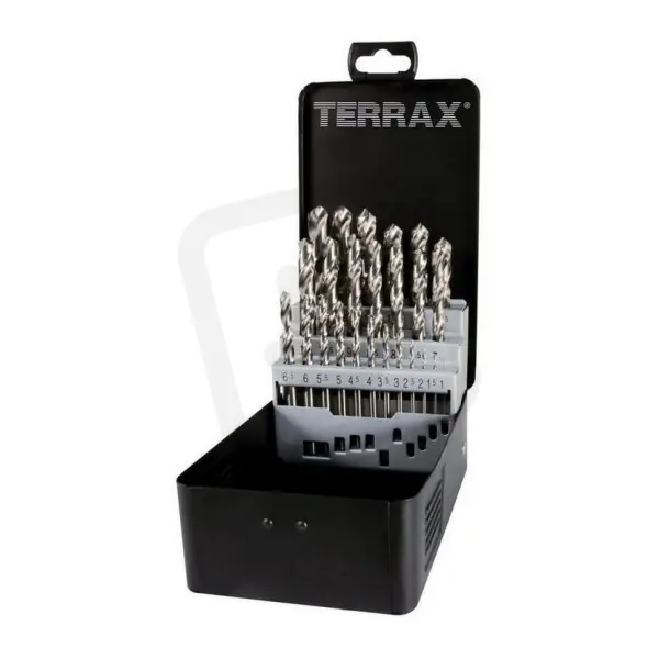 Sada vrtáků do kovu HSS-G 25dílů Terrax RUKO RUA214215 Odeslání Ihned