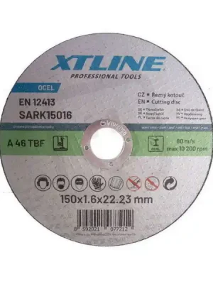 Omezená Nabídka Kotouč řezný na ocel 150x2,0x22,2 XTLINE SARK15020