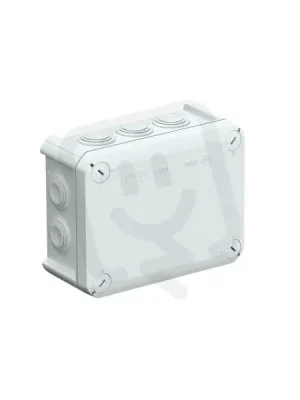 OBO T 100 Odbočná hranatá krabice s vývody 150x116x67 světle šedá Oblíbený