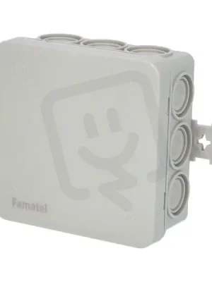 Krabice F12 - MiniBOX IP55 rozbočovací s víčkem 85x85x40mm FAMATEL 3052 Akční Nabídka