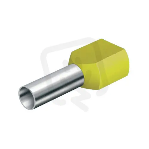 DD 1,0-8 žlutá 100 Dutinka dvojitá,průřez 2x1,0mm2/délka 8mm,dle DIN46228 Levný