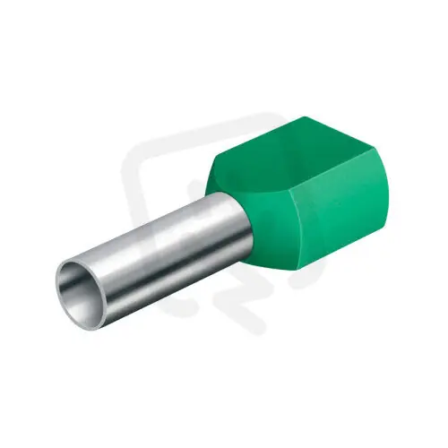 DD 16-14 zelená Dutinka dvojitá,průřez 2x16mm2/délka 14mm,dle DIN46228,zelená Značkový