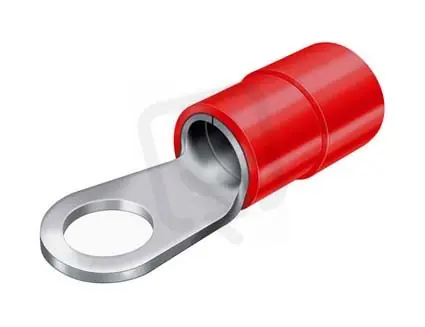 Oko izolované, průřez 10mm2/M6/šíře 11mm, izolace PA červená OI 10-M 6/PA Must-Have
