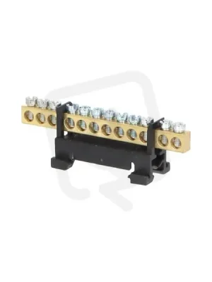 Můstek L 12 (svorkovnice 12x16mm2) nekrytý IP00 černý 63A na DIN ELEMAN 1000085 Sezónní Sleva