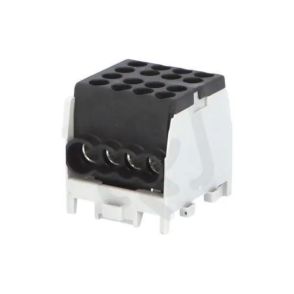 Super Cena Rozbočovací svorkovnice HLAK 25 1/6 M2 100A 1pól AL/CU IP20 černá na DIN 1010284