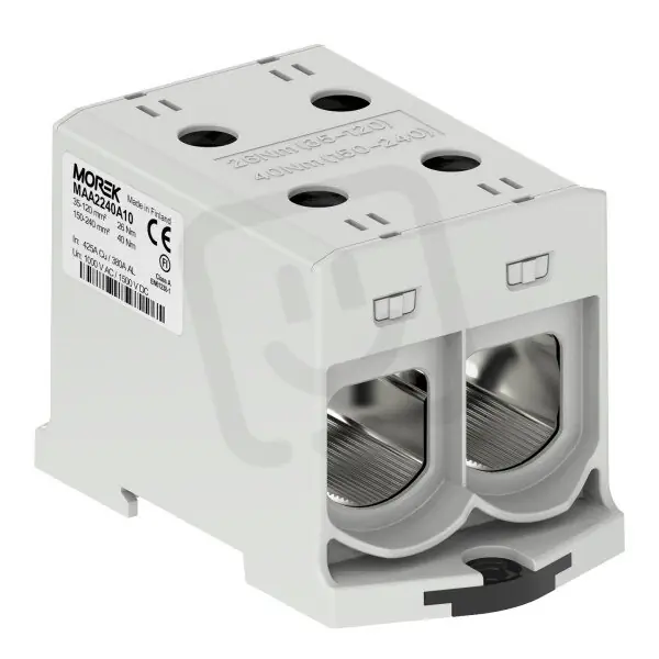 Levný Univerzální řadová svorka OTL 240-2xAl/Cu 35-240mm2 1000V šedá MOREK MAA2240A10