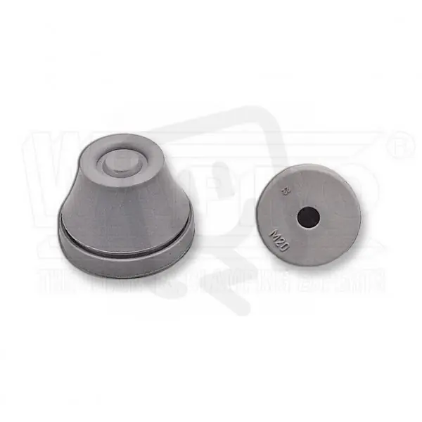 Cenový Hit wpr2834 gum. průchodka/záslepka W-GLAND IP67 M20 8-13 mm kaučuk šedá GVK-M20