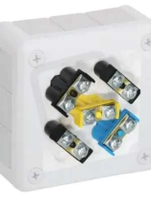 041-51 Instal. krabice 98x98 IP55 12 vstupů,bílá VIPLAST 20405310 Nejlepší Volba