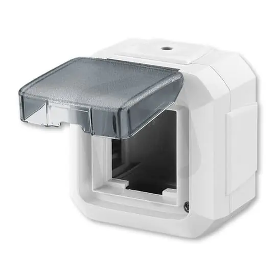 ABB Variant+ Krabice nástěnná pro přístroje 45x45,sVíčkem,pro průběž.mont.,IP54 Originální