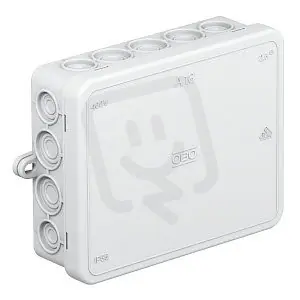 OBO A 18 Odbočné krabice bez svorkovnice 125x100x38 světle šedá Polyetylén PE Cenová Bomba