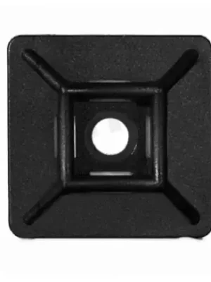 Samolepící šroubovací příchytka 27x27mm černá N.G. ELEKTRO NPSC 27x27C Tovární Cena