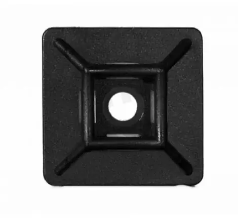 Samolepící šroubovací příchytka 27x27mm černá N.G. ELEKTRO NPSC 27x27C Tovární Cena