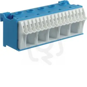 QuickConnect bezšroubový blok N, modrý, 22 svorek, 5x25+17x4mm2, šíře 90mm KN22N Nejlepší Cena