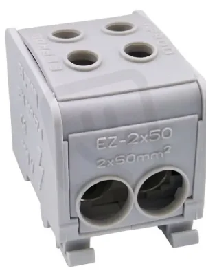 Distribuční blok DTB 2×50 šedý ELEKTRO BEČOV U250D21 Výhodná Nabídka