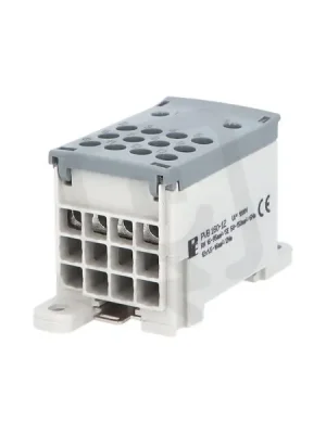 Blok pro rozdělení fází PVB 160-12 1pól. AL/CU 160A 1000V šedý na DIN 1003955 Nízká Cena