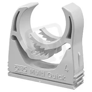 Výprodej OBO M-Quick 31-37LGR Příchytka Multi-Quick, 31-37mm, světle šedá Polyamid, PA