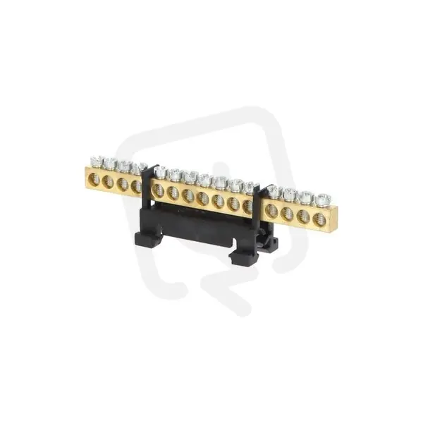 Omezená Nabídka Můstek L 15 (svorkovnice 15x16mm2) nekrytý IP00 černý 63A na DIN ELEMAN 1000086