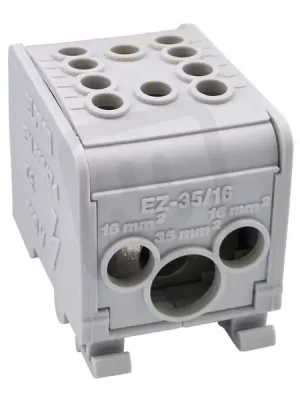 Distribuční blok DTB 35+2×16 šedý ELEKTRO BEČOV U21635D21 Levný
