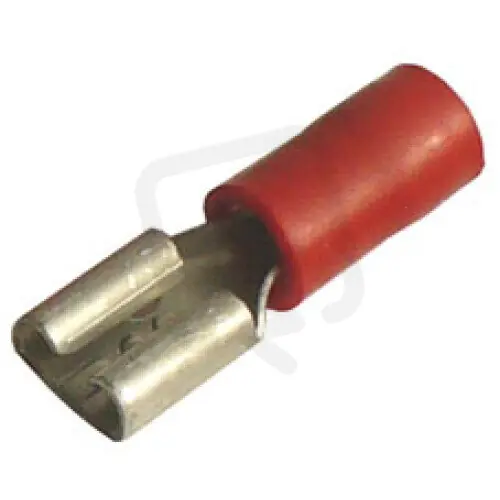 Objímka plochá poloizolovaná, 0,5-1,5mm2/4,8x0,8mm PVC (RF-F408) OPP 1,5-48 Časově Omezené