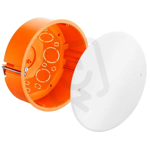 Akční Nabídka Krabice spojovací průměr 120 s víkem, hl.65 mm, do dutých stěn KAISER 9073-01