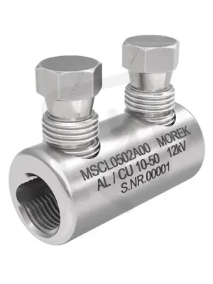 Kabelová spojka MSCL50 Al/Cu 10-50mm2, 2x Al šroub, 12 kV MOREK MSCL0502A00 Expresní Doručení