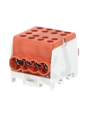 Rozbočovací svorkovnice HLAK 35-1/6 M2 BR 125A 1pól. AL/CU IP20 hnědá na DIN Ihned K Objednání