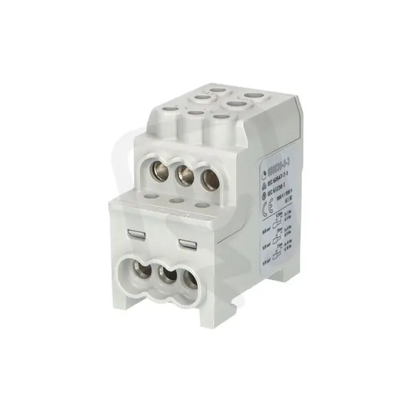 Akční Nabídka Blok pro rozdělení fází UVB 200 L G 1pól. 200A AL/CU 1000V šedý na DIN 1003207