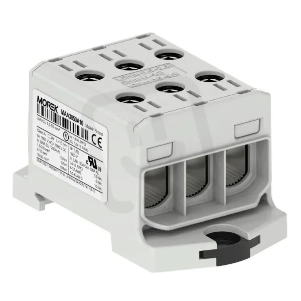 Univerzální řadová svorka OTL 50-3xAl/Cu 1,5-50mm2 1000V šedá MOREK MAA3050A10 Sleva