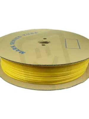 Popisovací bužírka PVC kruhová, vnitřní průměr 8mm/16mm2, žlutá PB 8,0 žlutá Akce
