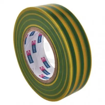 Izolační páska PVC 19mm 20m zelenožlutá EMOS F61925 Jen Po Omezenou Doba