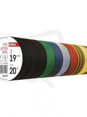 Přímo Od Výrobce Izolační páska PVC 19mm 20m barevný mix EMOS F61999