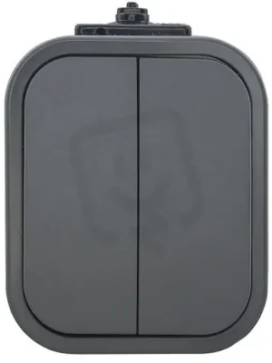 Nízká Cena WNT-2B2 přepínač sériový, řazení 5 10A/250V IP44 šedá ABEX 9001601