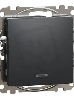 Levný Sedna D/E Spínač řazení 1 orientační kontrolka Antracit SCHNEIDER SDD114101L