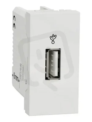Časově Omezené NOVÁ UNICA USB 2.0 datový konektor, 1M, Bílý SCHNEIDER NU342918