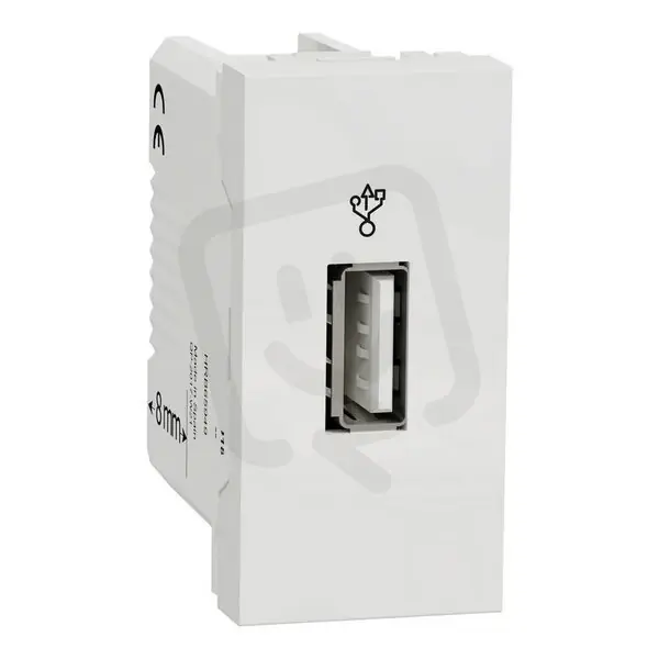 Časově Omezené NOVÁ UNICA USB 2.0 datový konektor, 1M, Bílý SCHNEIDER NU342918