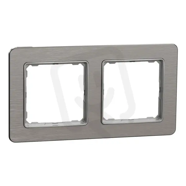 Kup Teď Rámeček dvojnásobný Leštěný Hliník,Sedna Design/Elements SCHNEIDER SDD370802U