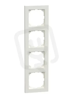 Rámeček Merten M-Pure, čtyřnásobný, polar white, lesklý plast MEG4040-3619 Levný