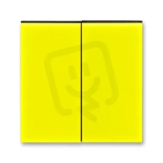 Kryt spínače ABB LEVIT dělený žlutá/kouřová černá 3559H-A00652 64 Kup Teď