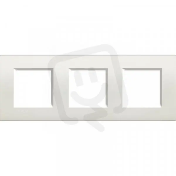 BTICINO LIVINGLIGHT RÁMEČEK HRANATÝ 2+2+2MODULOVÝ BÍLÁ LNA4802M3BI Originální