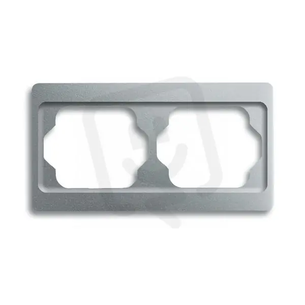 Super Cena ALPHA EXCLUSIVE Dvojrámeček vodorovný titanová 1722 KA-266 ABB 2CKA001754A4125