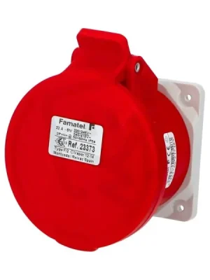 Vestavná zásuvka IP44/400V/32A/5P 6h, přímá - SpeedPRO FAMATEL 23373 Tovární Cena
